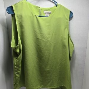 Notations Vibrant Green Tank Top